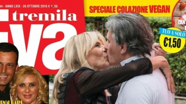Uomini e Donne: Gemma Galgani e Giorgio Manetti si baciano sulla copertina di Eva 3000
