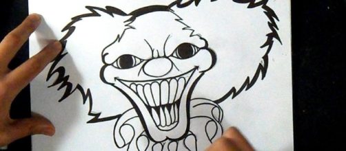 Aprenda a desenhar um palha&ccedil;o do mal de forma f&aacute;cil