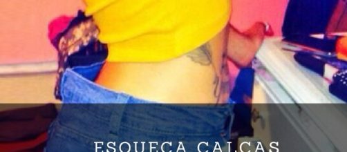 Esque&ccedil;a cal&ccedil;as Jeans, ela vai rasgar!