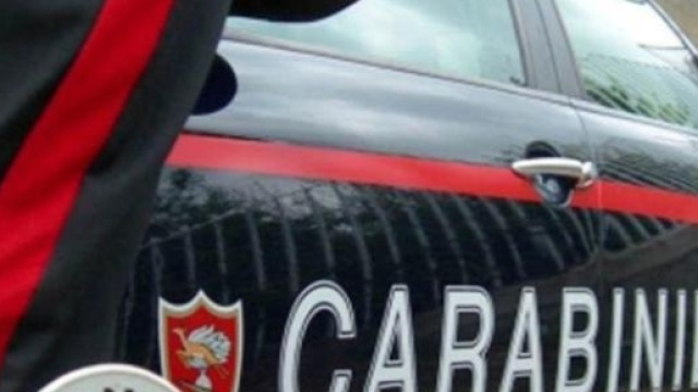 Foto carabinieri durante un sopralluogo