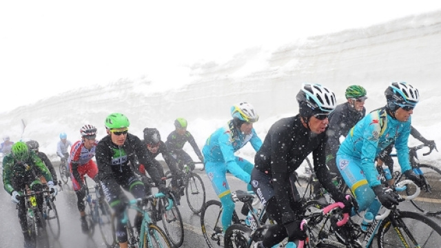 Lo Stelvio al Giro d'Italia di due anni fa