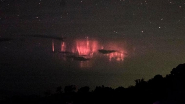 La manifestazione di natura ellettromagnetica detta in gergo "sprite"