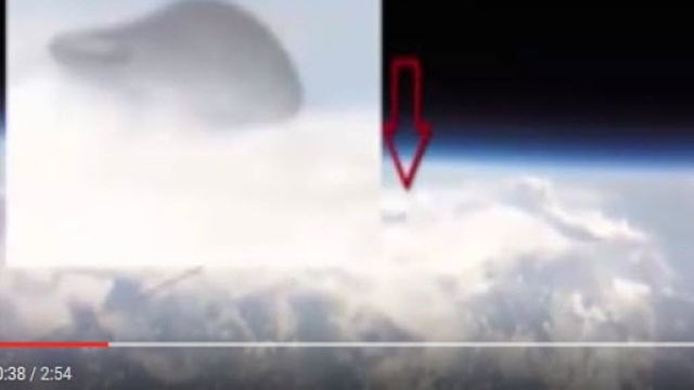Un frame estratto dal video dell'UFO