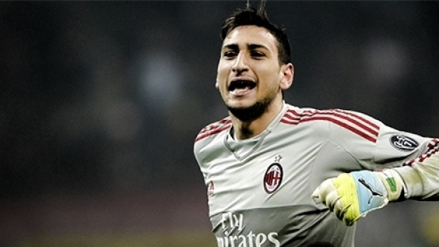 Gianluigi Donnarumma, 17 anni, portiere titolare del Milan
