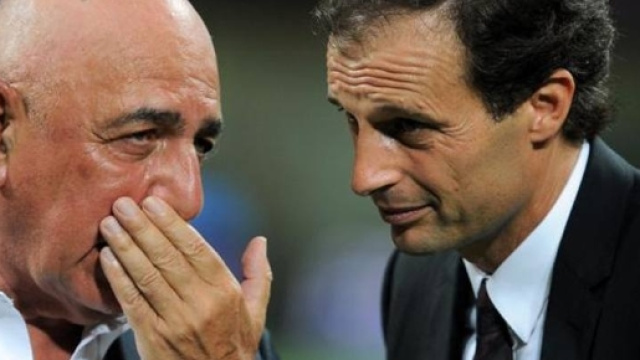 Galliani vs Allegri alla vigilia del match