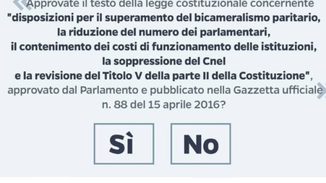 Referendum costituzionale: il Tar respinge il ricorso per difetto assoluto di giurisdizione