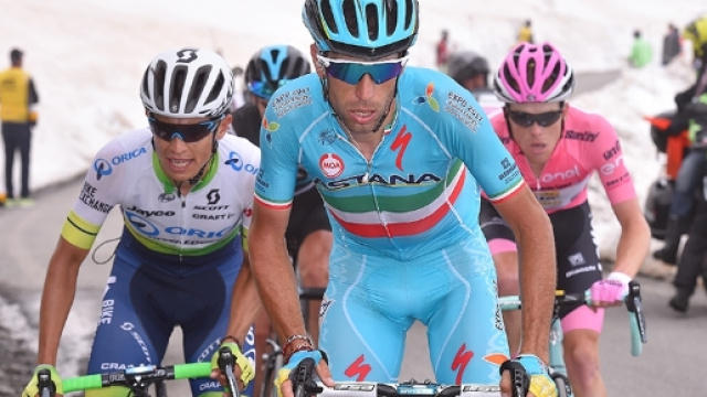 Nibali, Chaves e Kruijswijk allo scorso Giro d'Italia