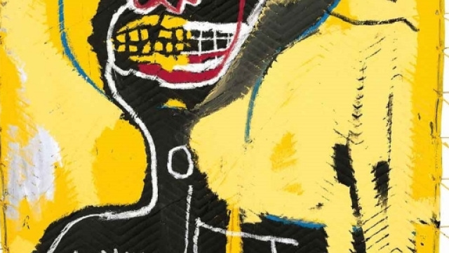 Le opere di Jean‐Michel Basquiat in mostra a Milano.