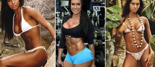 Gracyanne Barbosa antes e depois da academia