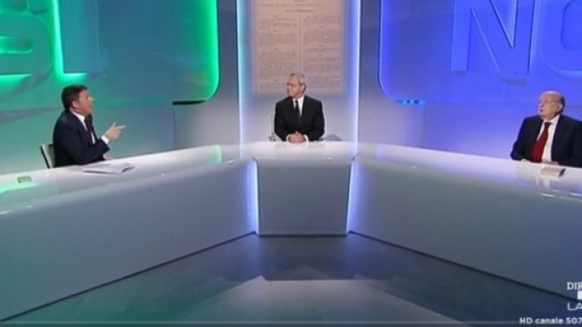 Ciriaco De Mita e Matteo Renzi