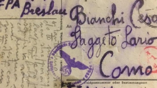Como, scopre una cartolina inviata da un campo di concentramento nazista