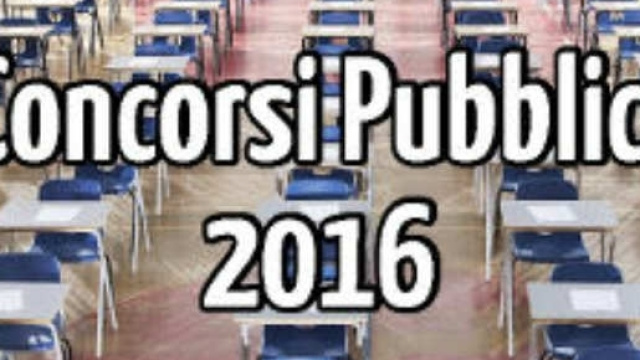 Concorsi pubblici con scadenza 31 ottobre 2016