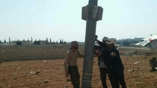 Missile inesploso in un'area rurale vicino ad Aleppo