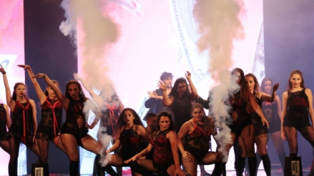 Un momento delle coreografie di 'Anime Danzanti'.