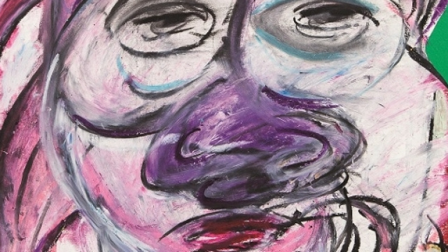 Francis Bacon, Portrait of a woman, pastel and collage on paper, 65 x 50 cm