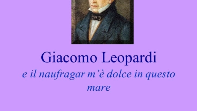 Giacomo Leopardi scrittore italiano di grande prestigio