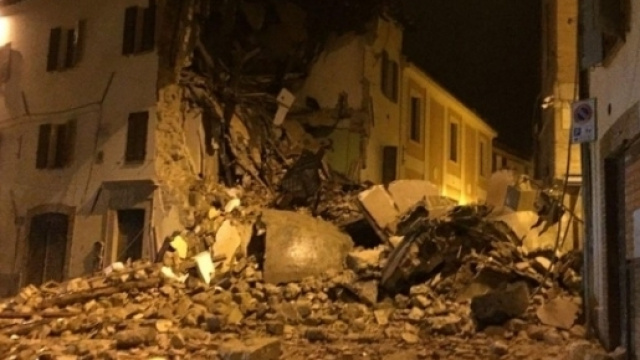 Nuovi sfollati dopo il terremoto del 26 ottobre 2016 in centro Italia