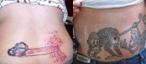 Tatuagens rid&iacute;culas e bizarras.