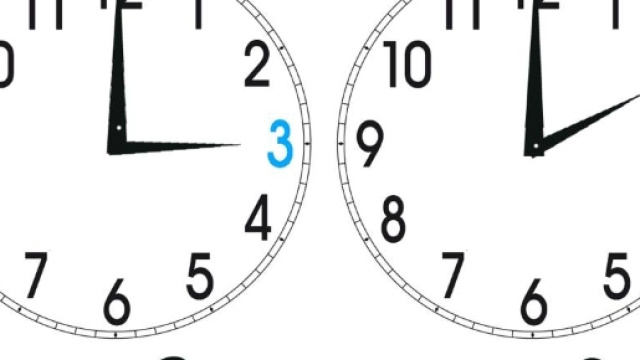 Ora solare: il 30 ottobre lancette indietro di un'ora.