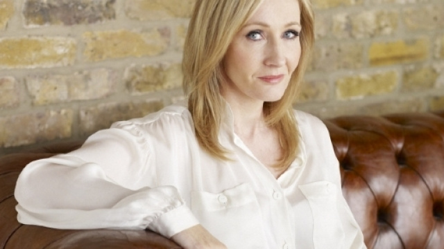 La scrittrice inglese J.K.Rowling