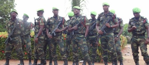 (File Photo) BIR Commandos in one of their camps in Campo, South Region of Cameroon (c) Amindeh Blaise Atabong