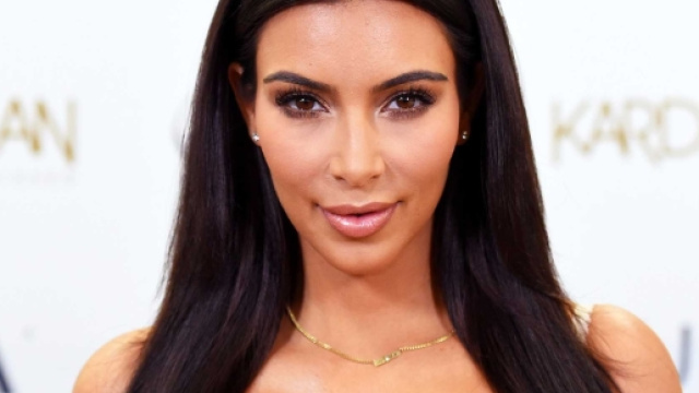 La star americana Kim Kardashian