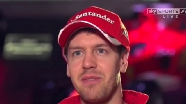 Sebastian Vettel, pilota della Ferrai