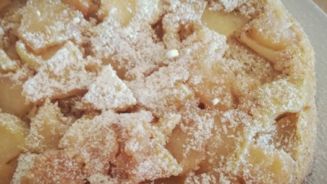 La dolce torta d'oro dell'autunno