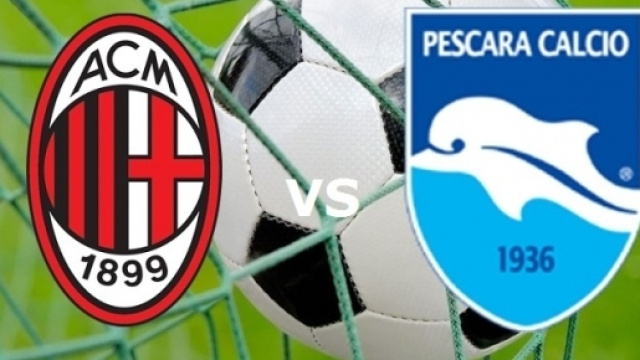 Milan Pescara: info streaming e aggiornamenti in diretta della partita