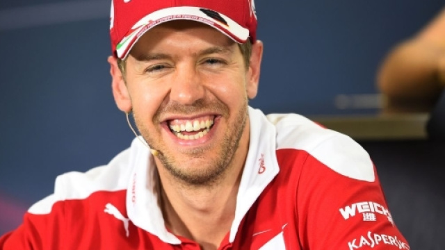 Sebastian perde le staffe durante il gp.