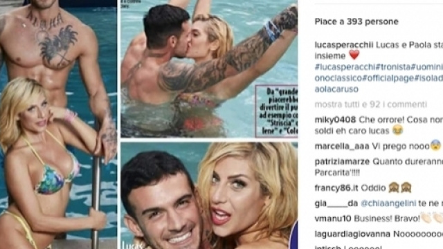 Gossip Uomini e Donne: Lucas Peracchi contro Paola Caruso