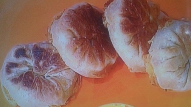 Ravioli dorati croccanti di Hiro Shoda