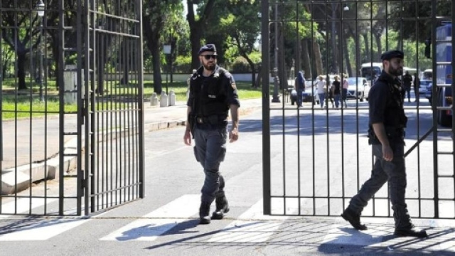 Parco di Colle Oppio dove una donna australiana &egrave; stata picchiata e violentata