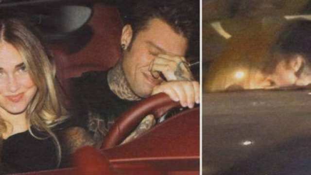 Chiara Ferragni e Fedez: bacio nella notte
