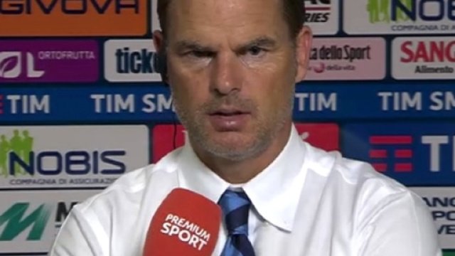 Frank De Boer, allenatore dell'Inter