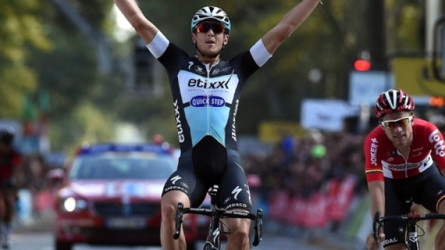 La vittoria di Matteo Trentin nella scorsa edizione