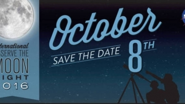Locandina International Observe the Moon Night 8 ottobre 2016.