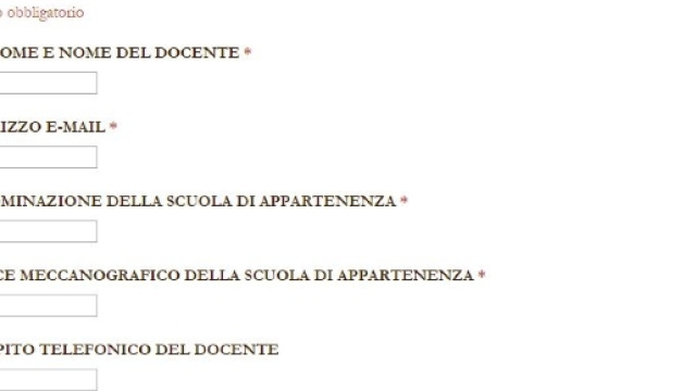 Modulo d'iscrizione per le certificazioni linguistiche in inglese a Milano.