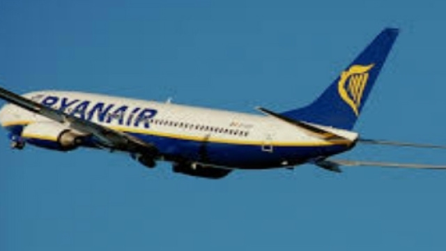 Un aeromobile della compagnia Ryanair