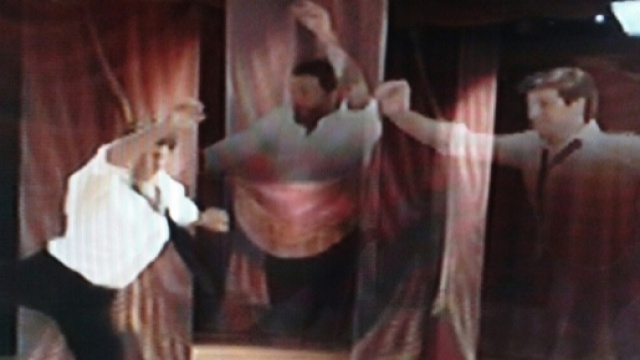 Mix di figure nel balletto di Roberto Bolle con Lorenzo Jovanotti