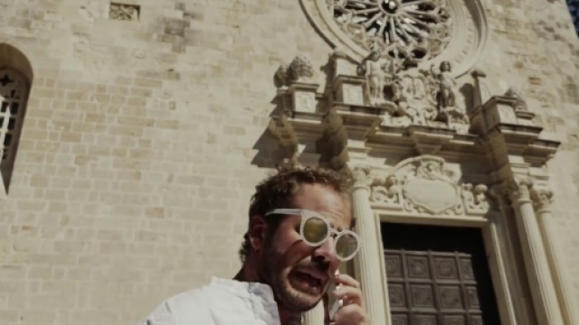 Una scena del video su Briatore, firmato Pezzulla.