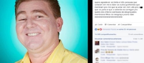 Candidato a vereador xinga eleitores que n&atilde;o votaram nele em Bela Vista de Goi&aacute;s.