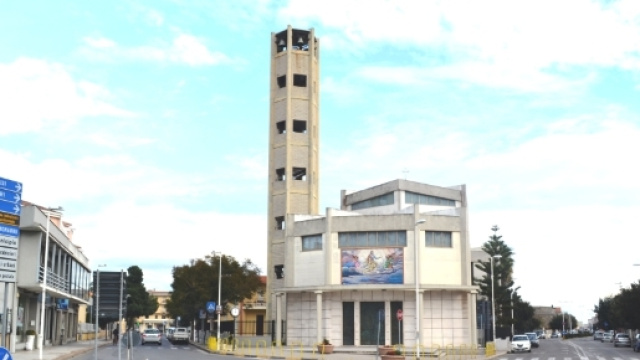 Assemini, uno scorcio della cittadina sarda.