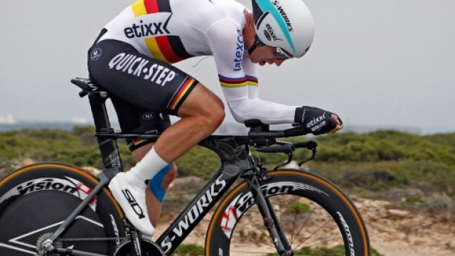 Tony Martin impegnato in una cronometro