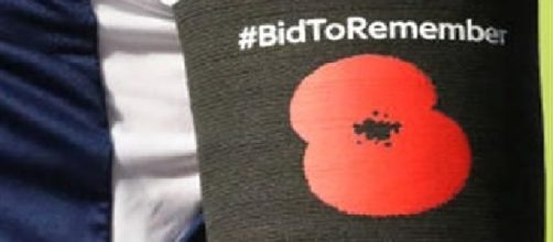 The poppy symbolises fallen British soldiers