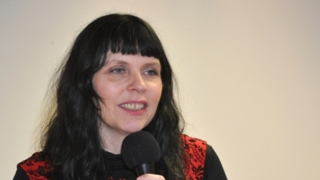 Birgitta J&oacute;nsd&oacute;ttir, leader del Pirate Party