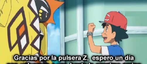 Ash y el guardi&aacute;n de la isla de Alola