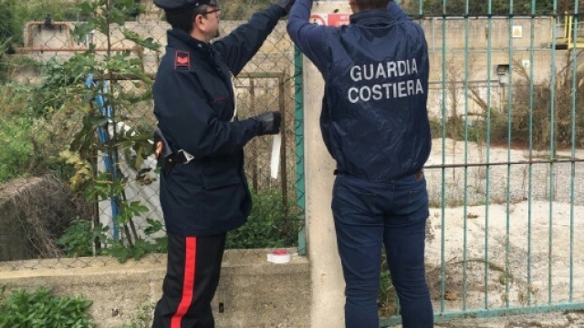 Il sigillo all'impianto in loc. Sant'Antonio