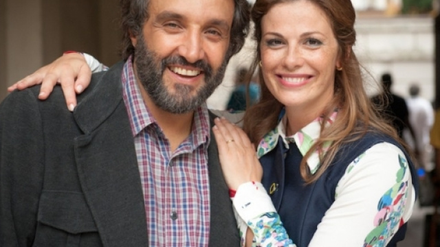 Flavio Insinna e Vanessa Incotrada, protagonista de "La classe degli asini"