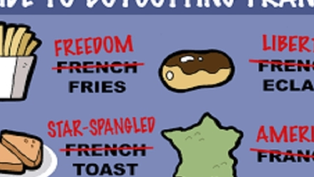 Le French bashing culminait aux USA en 2003 ; alors en Trumpland !